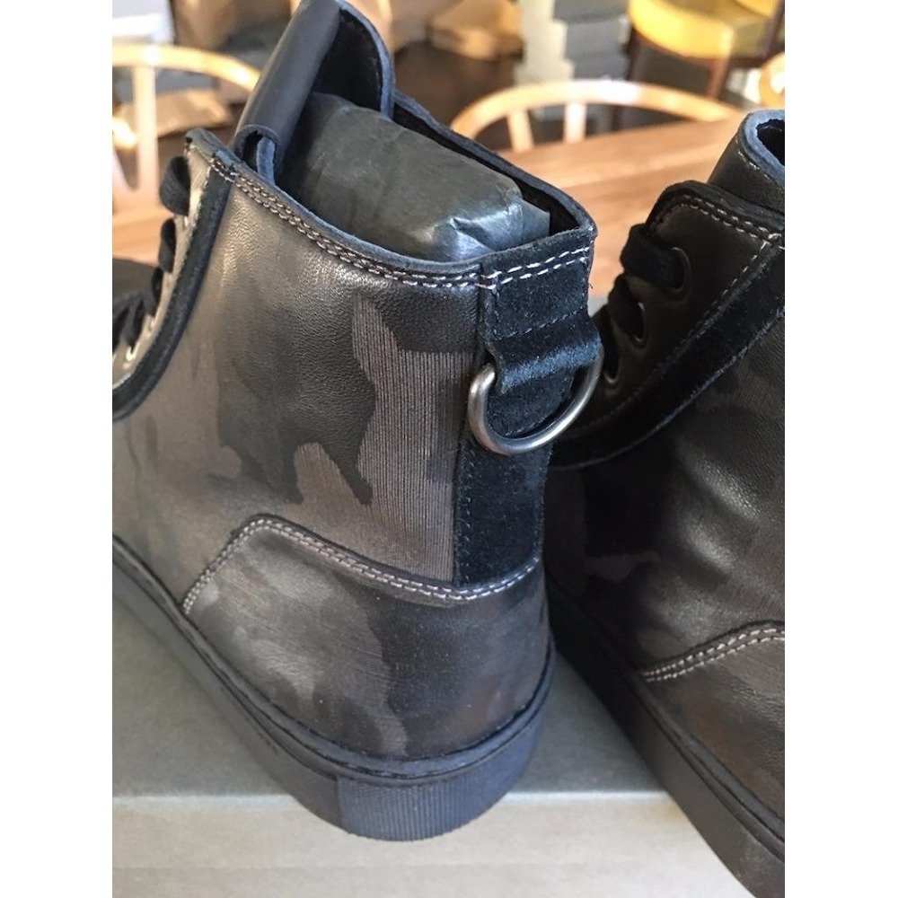 ALLSAINTS MEN'S CIRCUIT MILITARY CAMO HI-TOP BOOT SHOES SZ. UK 7 - Picture 7 of 11